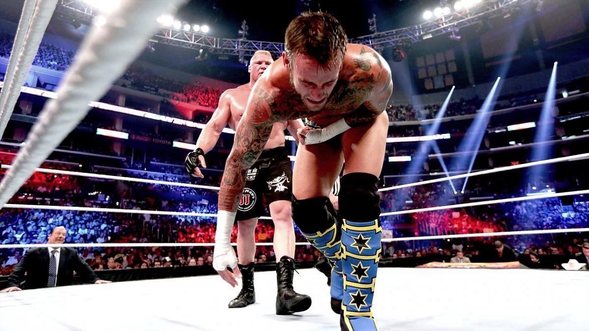 Brock Lesnar and CM Punk had an incredible match